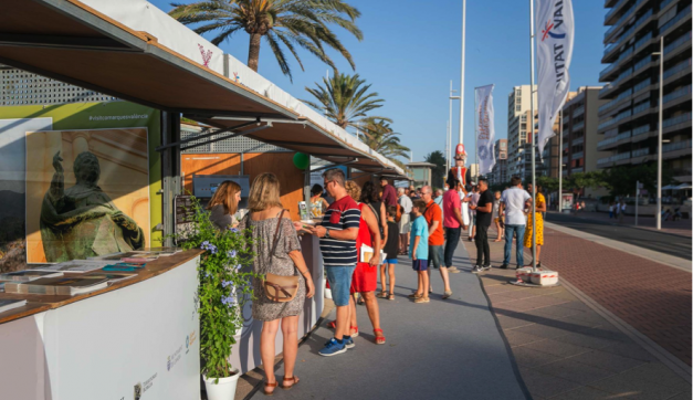 La feria de Gandia dedicada a Territorio Borgia permite mostrar una oferta amplia y complementaria a los miles de turistas que disfrutan de Gandia en estos días.