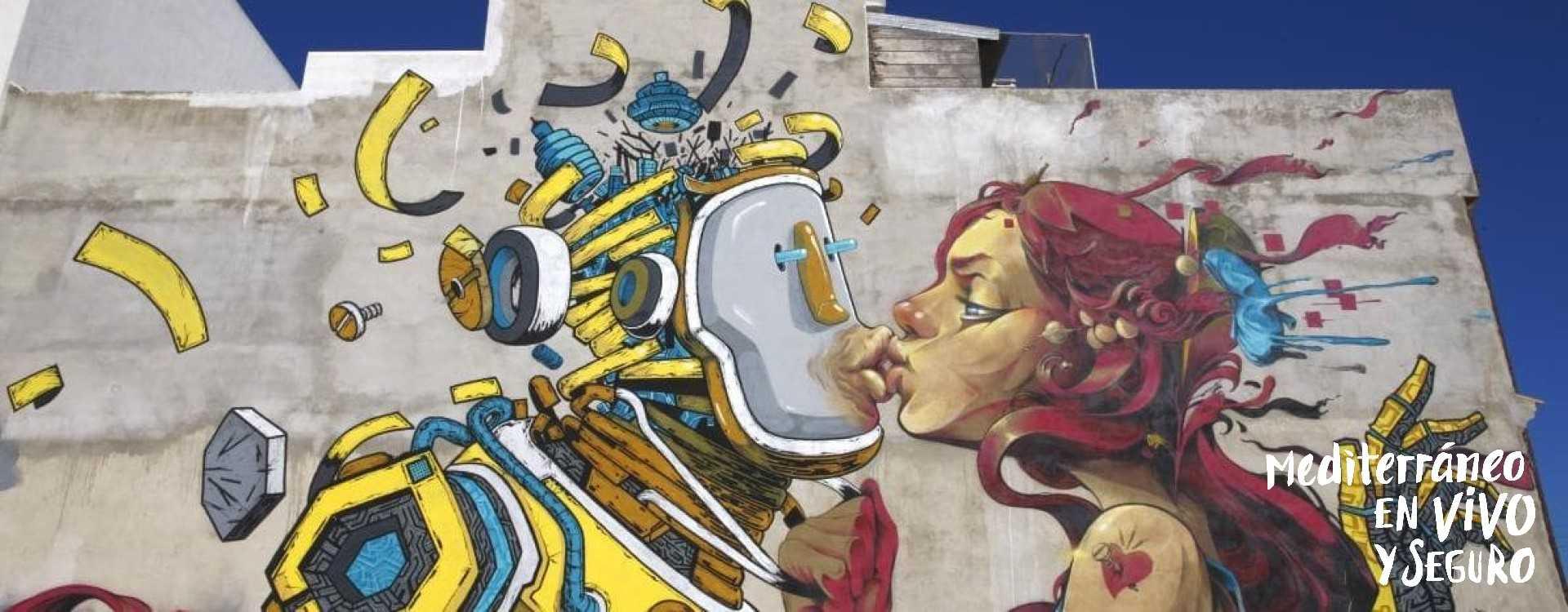 Citric, un exemple un street art o art de carrer a Torreblanca	